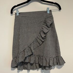 Checks skirt